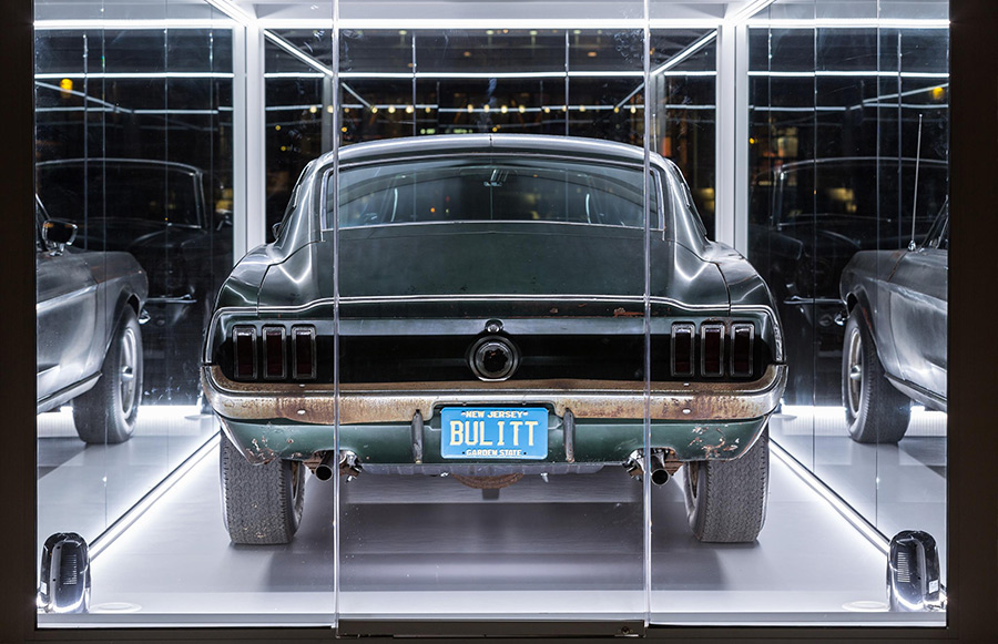 Steve McQueen Bullitt Mustang Center of Ford Mustang Anniversary