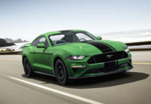 Green 2019 Ford Mustang